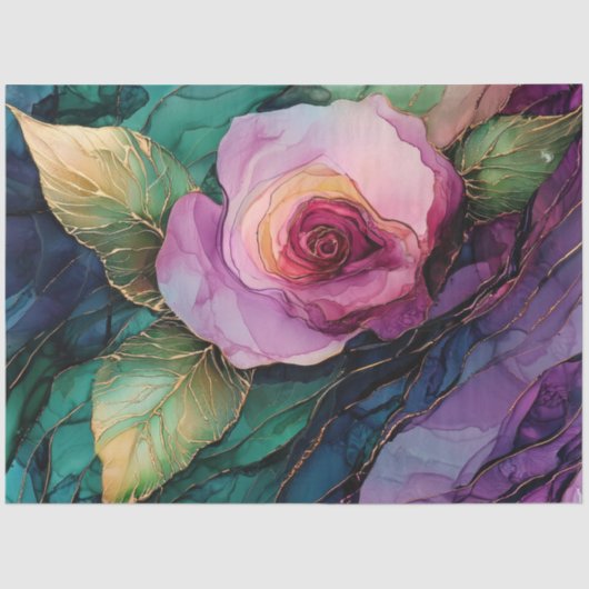 バラインク系デザイン#19 薄葉紙 (正面)