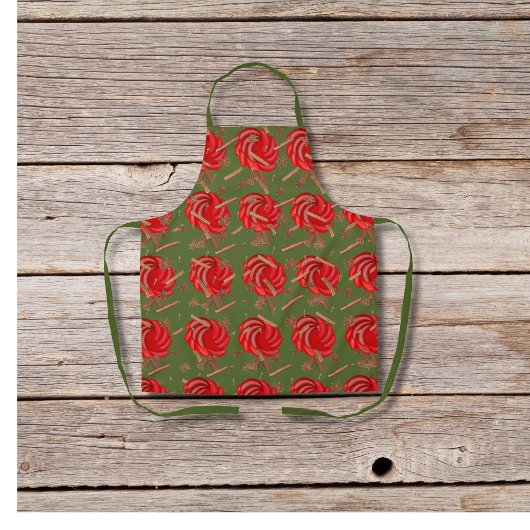 バラインスパイアのリンゴとスパイスグリーン エプロン