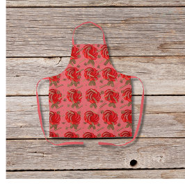バラインスパイアのリンゴとスパイスピンク エプロン