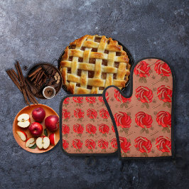 バラインスパイアのリンゴとスパイス茶 鍋つかみ&鍋敷きセット