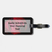 バラインダークネス抽象芸術印象派 ラゲッジタグ (裏面横)