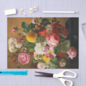 バライン花瓶Aghate Pilonによるフローラアート 薄葉紙 (クラフト)