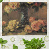 バライン花瓶byピエールルノアールヴィンテージファインアート キッチンタオル (折り畳み)