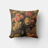 バライン花瓶byピエールルノアールヴィンテージファインアート クッション (正面)