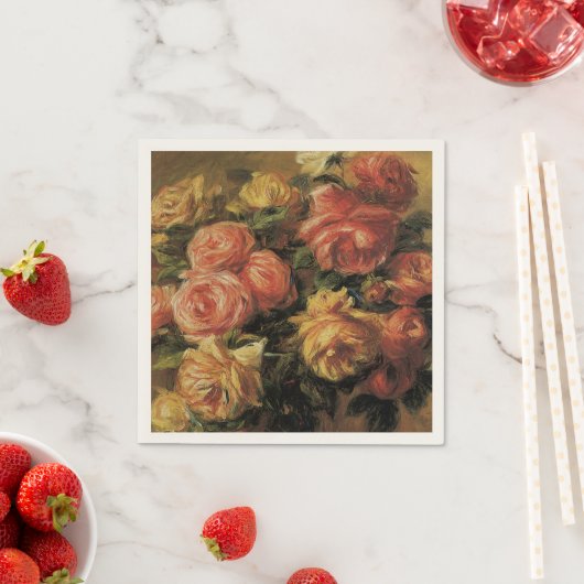 バライン花瓶byピエールルノアールヴィンテージファインアート スタンダードカクテルナプキン (インサイチュ)