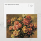 バライン花瓶byピエールルノアールヴィンテージファインアート ポストカード (正面/裏面)