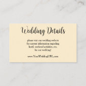 バライン花瓶byルノアールフローラブライダルシャワー エンクロージャーカード (裏面)