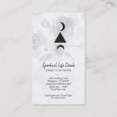 *~*バラウィステリアアルケミームーントライアングルフラワーズ 名刺 (裏面)