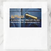 バラウィルダーレーン感動的引用文 長方形シール (バッグ)