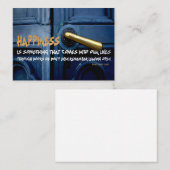 バラウィル感動的ダーレーン引用文「ハピネス」 ノートカード (正面/裏面)