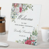 バラウィンターグリーナリー80誕生日へようこそ 台座サイン (インサイチュ)