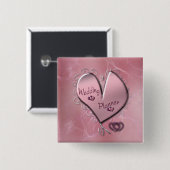 バラウェディングプランナーボタン 缶バッジ (正面&裏面)