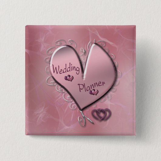バラウェディングプランナーボタン 缶バッジ (正面)