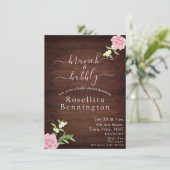 バラウッドブランチ&バブリーブライダルシャワー 招待状 (スタンド正面)