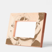 バラエッチング4"x6"木枠 レーザー彫刻フレーム (左)