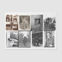 バラエティフォトデコパージュコラージュティッシュペーパー 薄葉紙