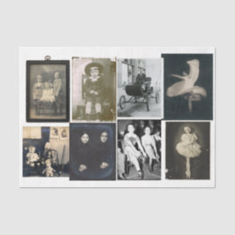 バラエティフォトデコパージュコラージュティッシュペーパー 薄葉紙