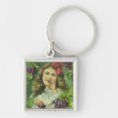 バラエティーチョイスレイクケウカブドウのラベル キーホルダー (正面)