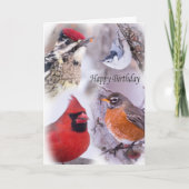 バラエティ・オブ・バード・ハッピーバースデー・カード カード (正面)
