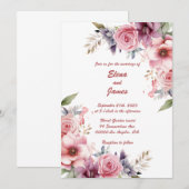 バラエレガンス：結婚式招待状 招待状 (正面/裏面)