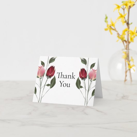 バラエレガントありがとう カード (黄色い花)