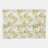 バラエレガントつる植物フローリッシュキッチンタオル キッチンタオル (横)