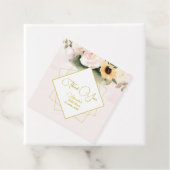 バラエレガントとヒマワールブーケ フェイバータグ (インサイチュ)