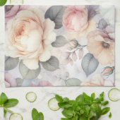 バラエレガントの花 キッチンタオル (折り畳み)