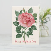 バラエレガントアートワークマザーズデイカード (スタンド正面)