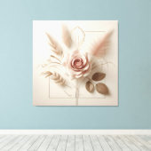 バラエレガントアート キャンバスプリント (インサイチュ (ウッドフロア))