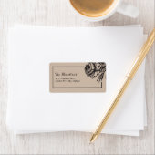 バラエレガントウェディング素朴住所 シール (インサイチュ)