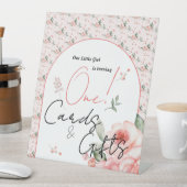 バラエレガントガール1stバースデーカード&ギフト 台座サイン (インサイチュ)