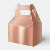 バラエレガントゴールドフォイル結婚式の引き出物 フェイバーボックス (裏面サイド)