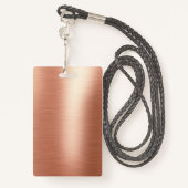 バラエレガントゴールドフォイル誕生日パーティーVIPアクセス バッジ (裏面ランヤード)