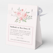 バラエレガントゼラニウム手作り石鹸お願い箱 フェイバーボックス (裏面サイド)