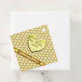 バラエレガントハートサンキューパーティーイベント結婚ズ フェイバータグ (インサイチュ)