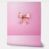 バラエレガントピンクサテンコケットボウエステティック 壁紙 (ほどく)