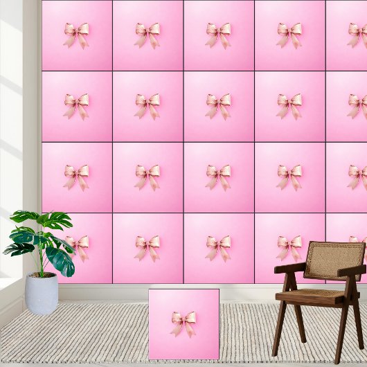 バラエレガントピンクサテンコケットボウエステティック 壁紙