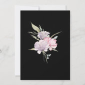 *~*バラエレガントピンクフローラAR15 RSVP結婚の 招待状 (裏面)