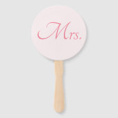 バラエレガントピンクミセスモダンズ ハンドファン (裏面)