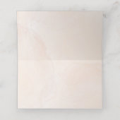 バラエレガントフラワーカスタムウェディングテーブル プレイスカード (内部開封)