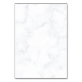 バラエレガントフラワーカスタムウェディング テーブルナンバー (裏面)