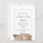 バラエレガントフローラマザーズデイブランチ 招待状 (正面)