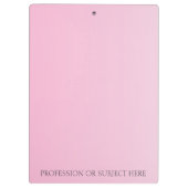 バラエレガントフローラモノグラムシック クリップボード (裏面)