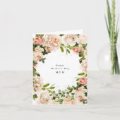 バラエレガントフローラロマンス写真母の日 カード (正面)