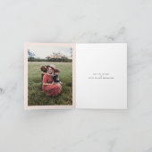 バラエレガントフローラロマンス写真母の日 カード (内部)