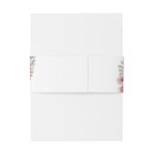 バラエレガントフローラ結婚ハート 招待状ベリーバンド (裏面例)