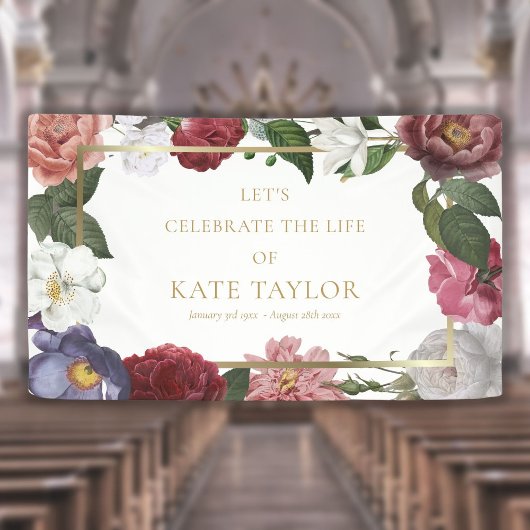 バラエレガントフローラ葬祭礼盤覧 横断幕