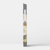 バラエレガントモノグラムグレー Case-Mate iPhoneケース (裏面 / 左)