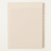 バラエレガントモノグラムリース プランナー手帳 (裏面)